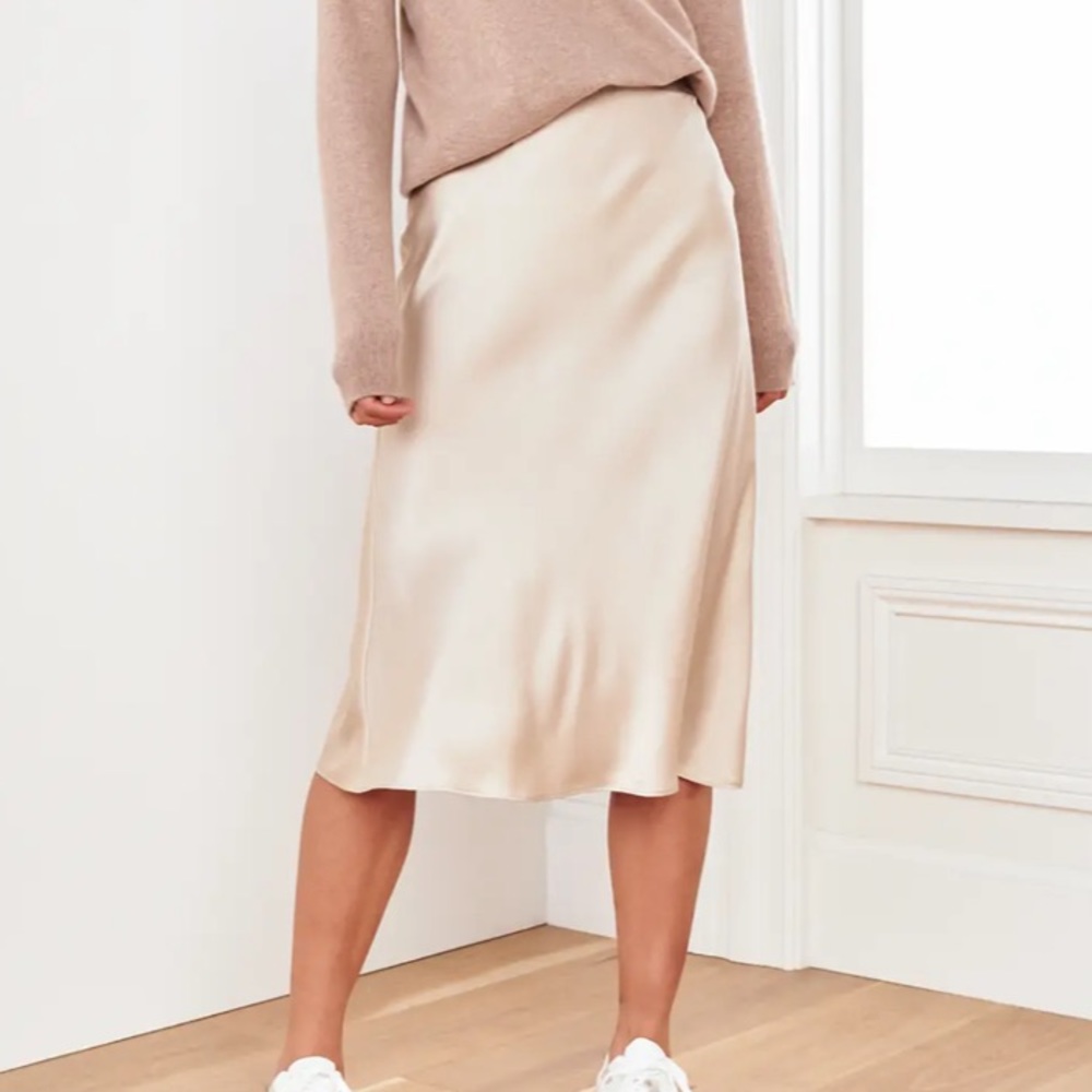 Babaton Silk Skirt